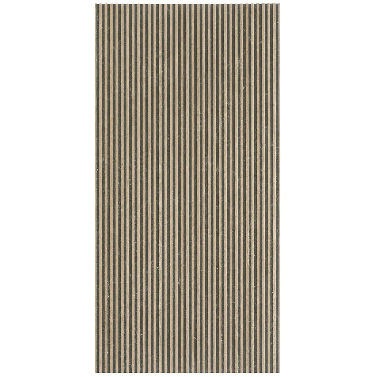 Japandi Contrast Black Slat Wall Tile | Tile Club
