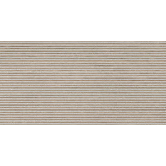 Japandi Contrast Gray Slat Wall Tile | Tile Club