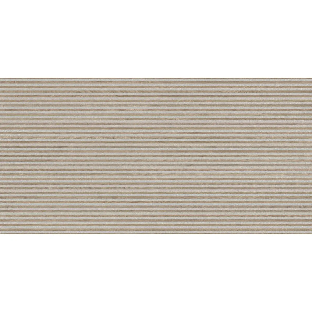 Japandi Contrast Gray Slat Wall Tile | Tile Club