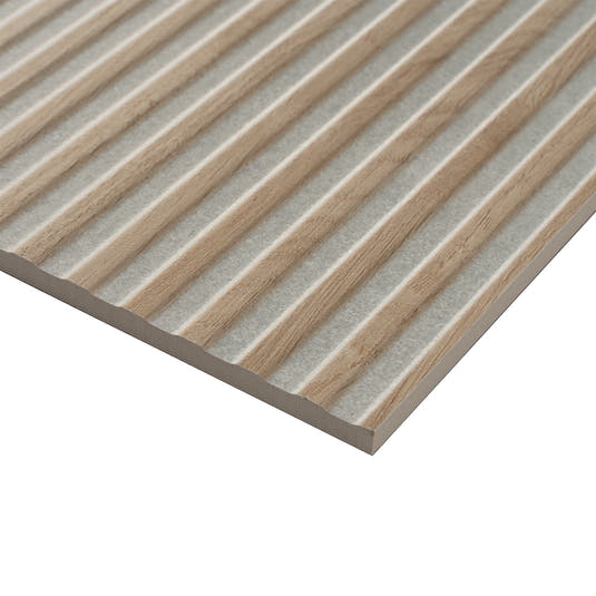 Japandi Contrast Gray Slat Wall Tile | Tile Club