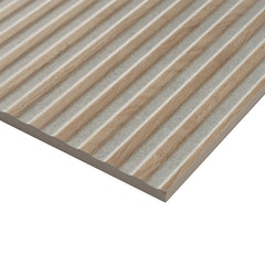 Japandi Contrast Gray Slat Wall Tile
