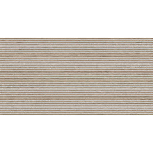 Japandi Contrast Gray Slat Wall Tile | Tile Club