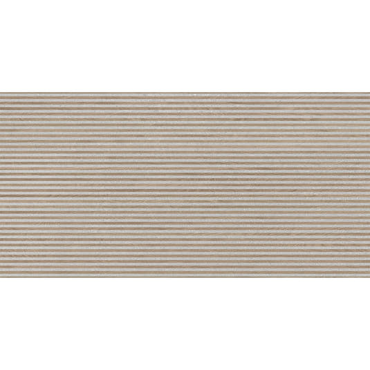 Japandi Contrast Gray Slat Wall Tile Sample | Tile Club