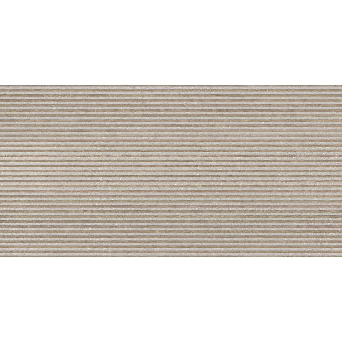 Japandi Contrast Gray Slat Wall Tile Sample | Tile Club