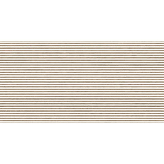 Japandi Contrast White Slat Wood-Look Wall Tile