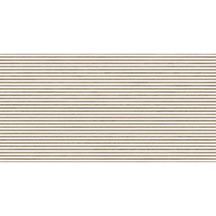 Japandi Contrast White Slat Wood-Look Wall Tile