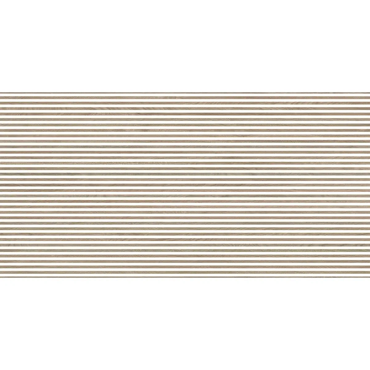 Japandi Contrast White Slat Wall Tile | Tile Club