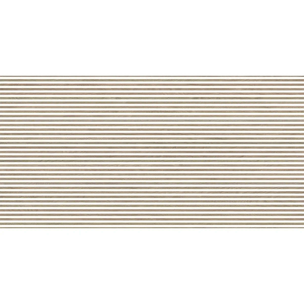 Japandi Contrast White Slat Wall Tile Sample | Tile Club