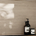 Japandi Contrast White Slat Wall Tile | Tile Club