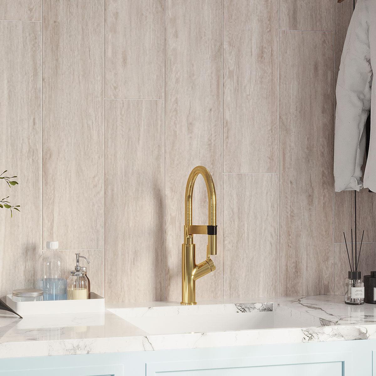 Japandi Gray 8x48 Wood-Look Tile Flooring | Large Format Porcelain