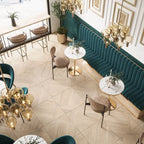 Japandi Natural Parquet Wood-Look Tile Flooring | Tile Club