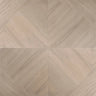 Japandi Natural Geometric Parquet Wood-Look Tile Flooring