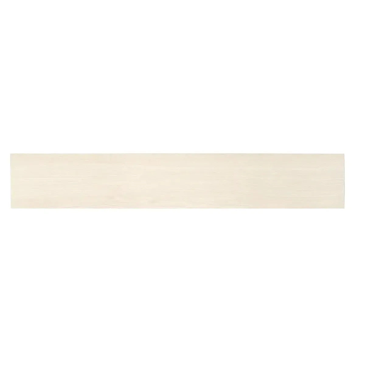 Japandi White 10x60 Wood-Look Tile Flooring Sample