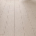Japandi White 10x60 Wood-Look Tile Flooring | Tile Club