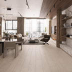 Japandi White 10x60 Wood-Look Tile Flooring | Tile Club