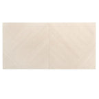 Japandi White Parquet Wood-Look Tile Flooring | Tile Club