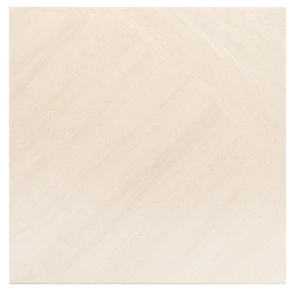 Japandi White Parquet Wood-Look Tile Flooring | Tile Club