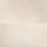 Japandi White Geometric Parquet Wood-Look Tile Flooring Sample