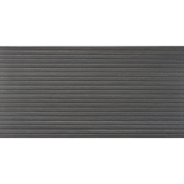 Japandi Black Slat Wall Tile Sample