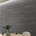 Japandi Black Slat Wall Tile | Porcelain Wood Look Tile