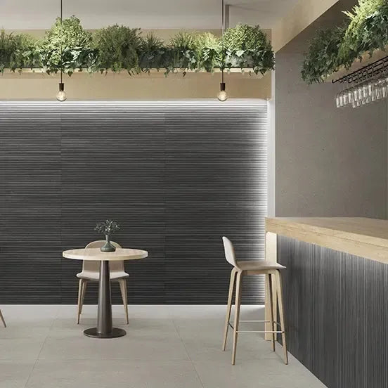 Japandi Black Slat Wall Tile | Tile Club