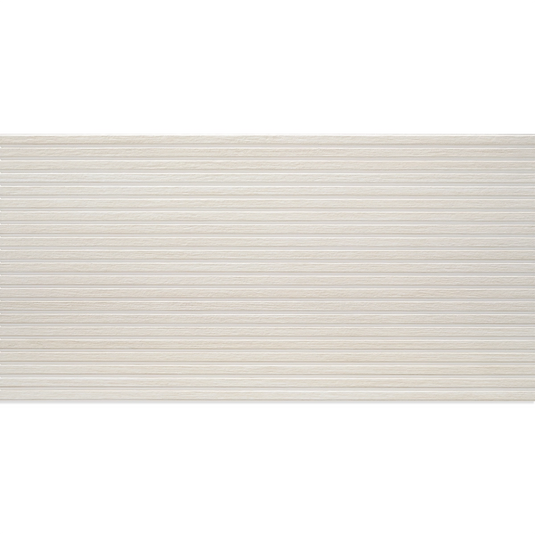 Japandi White Slat Wall Tile | Tile Club