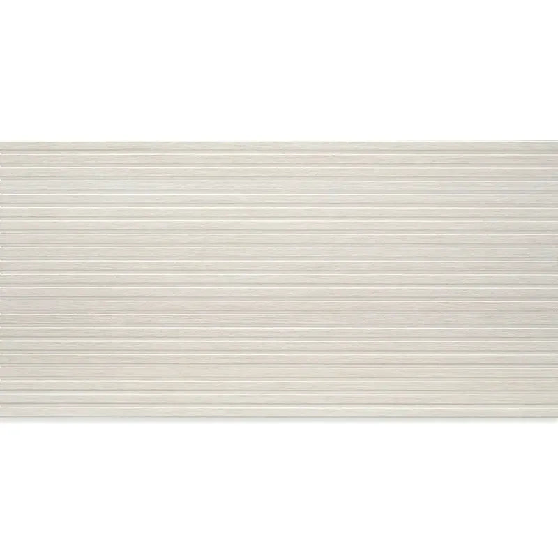 Japandi White Slat Wall Tile Sample