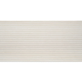 Japandi White Slat Wall Tile Sample