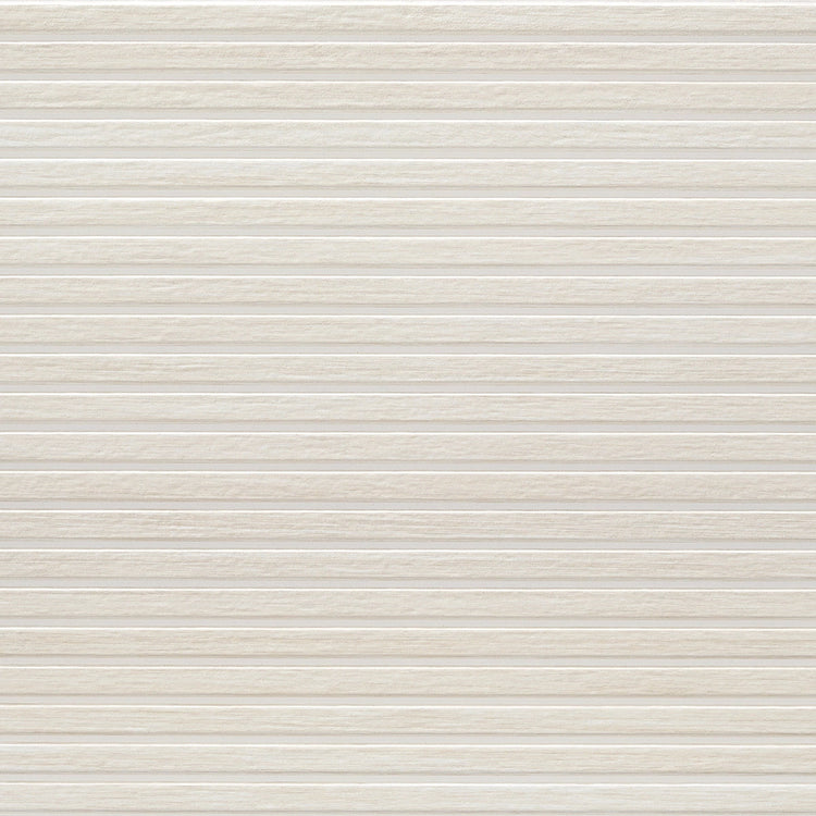 Japandi White Slat Wall Tile | Tile Club