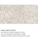 Kasai Carta Kintsugi 10x60" Rectified Porcelain Tile | Tile Club