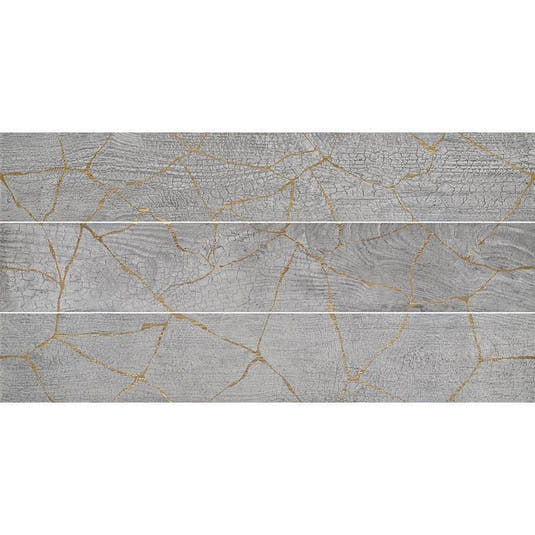 Kasai Fumo Kintsugi 10x60" Rectified Porcelain Tile