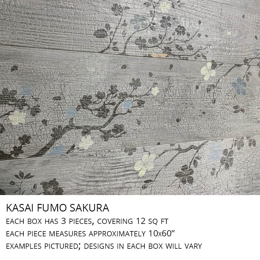 Kasai Fumo Sakura 10x60" Rectified Porcelain Tile