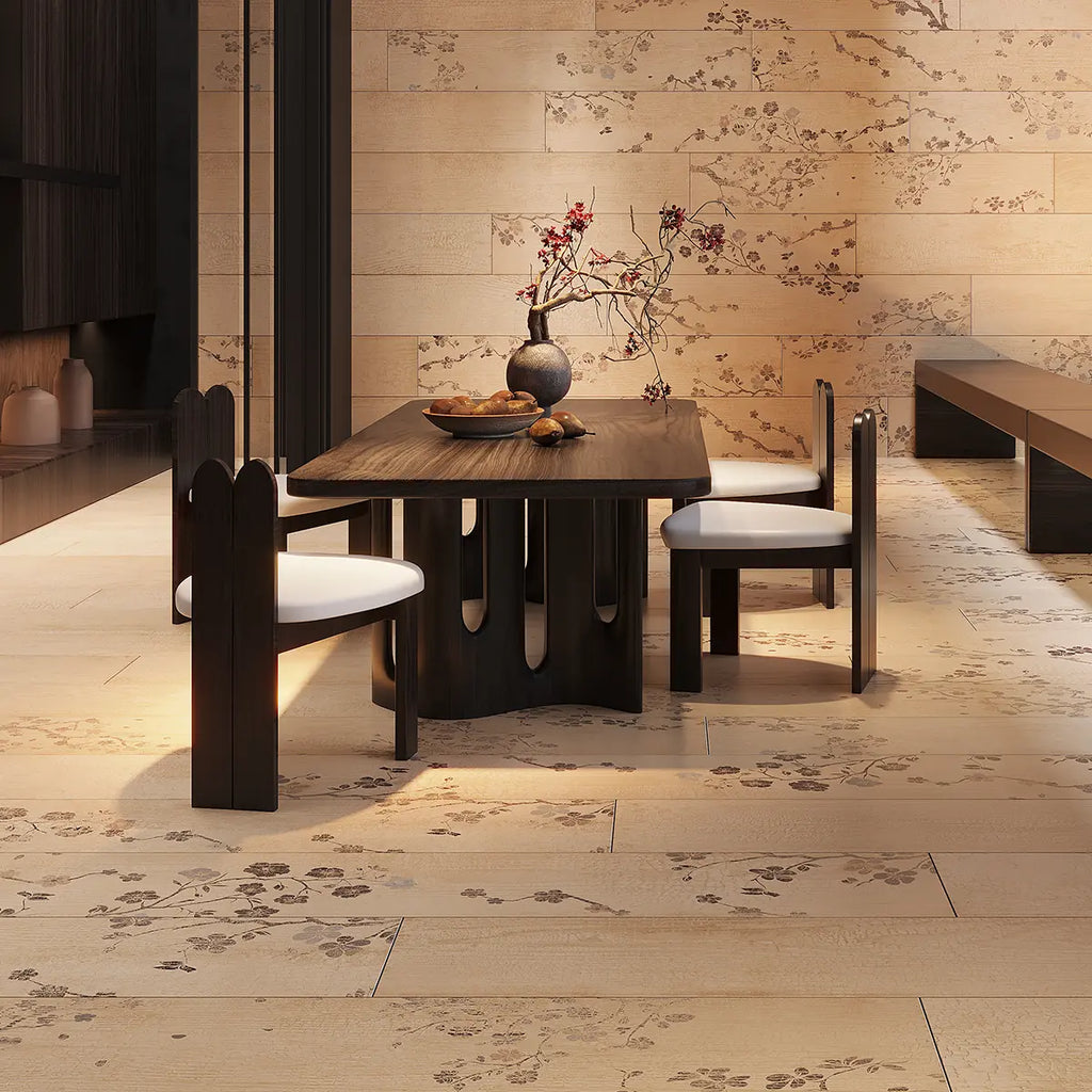 Kasai Maple Sakura 10x60" Rectified Porcelain Tile | Tile Club