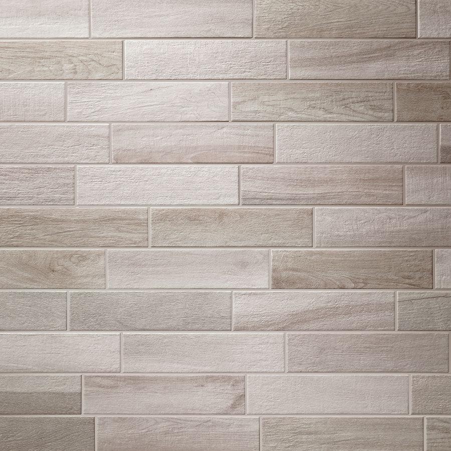 King Silver Porcelain Wood Look Tile Sample