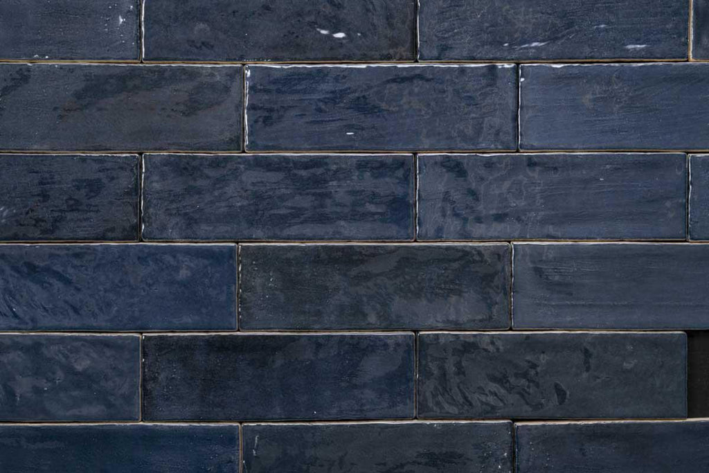 La Riviera Blue Reef Ceramic Subway Tile 2.5x8" | Tile Club