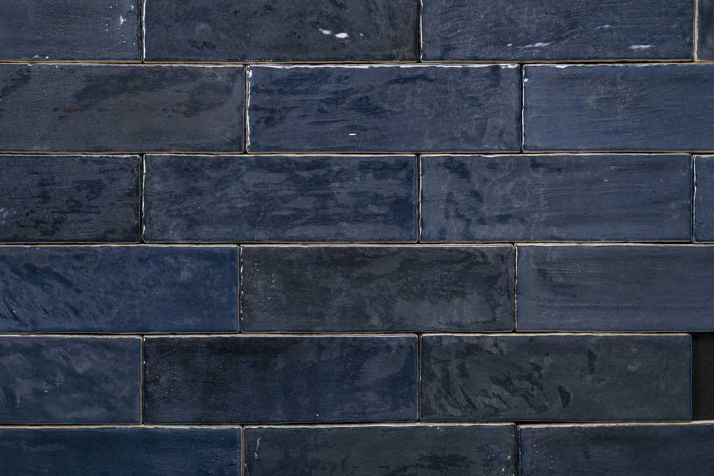 La Riviera Blue Reef Ceramic Subway Tile 2.5x8" | Tile Club