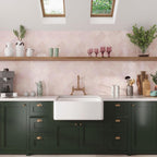 La Riviera Rose Pink Ceramic Square Tile 5.2" x 5.2" | Tile Club