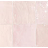 La Riviera Rose Pink Ceramic Square Tile 5.2" x 5.2"