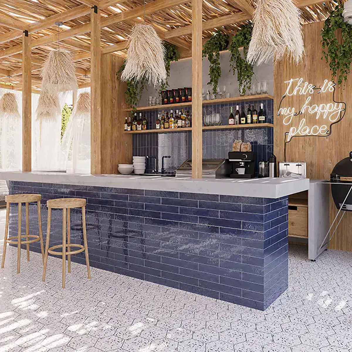 Lake Ocean Ceramic Subway Tile 2.6x16 | Tile Club