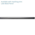 Lake Black Ceramic Subway Tile 2.6x16 | Tile Club