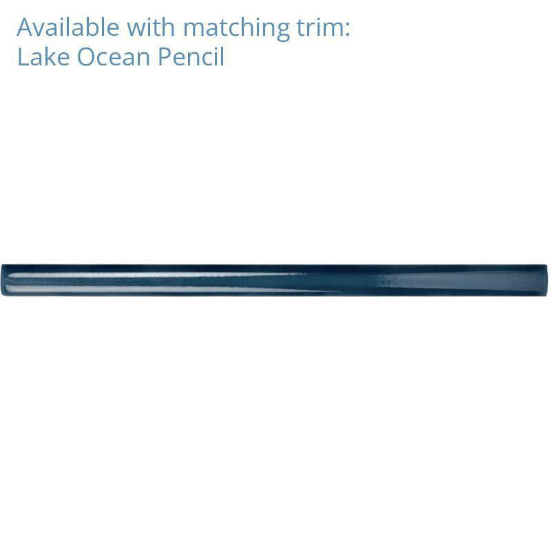 Lake Ocean Ceramic Square Tile 4x4 | Tile Club