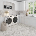 Large Basket Weave Calacatta Gold | Tile Club