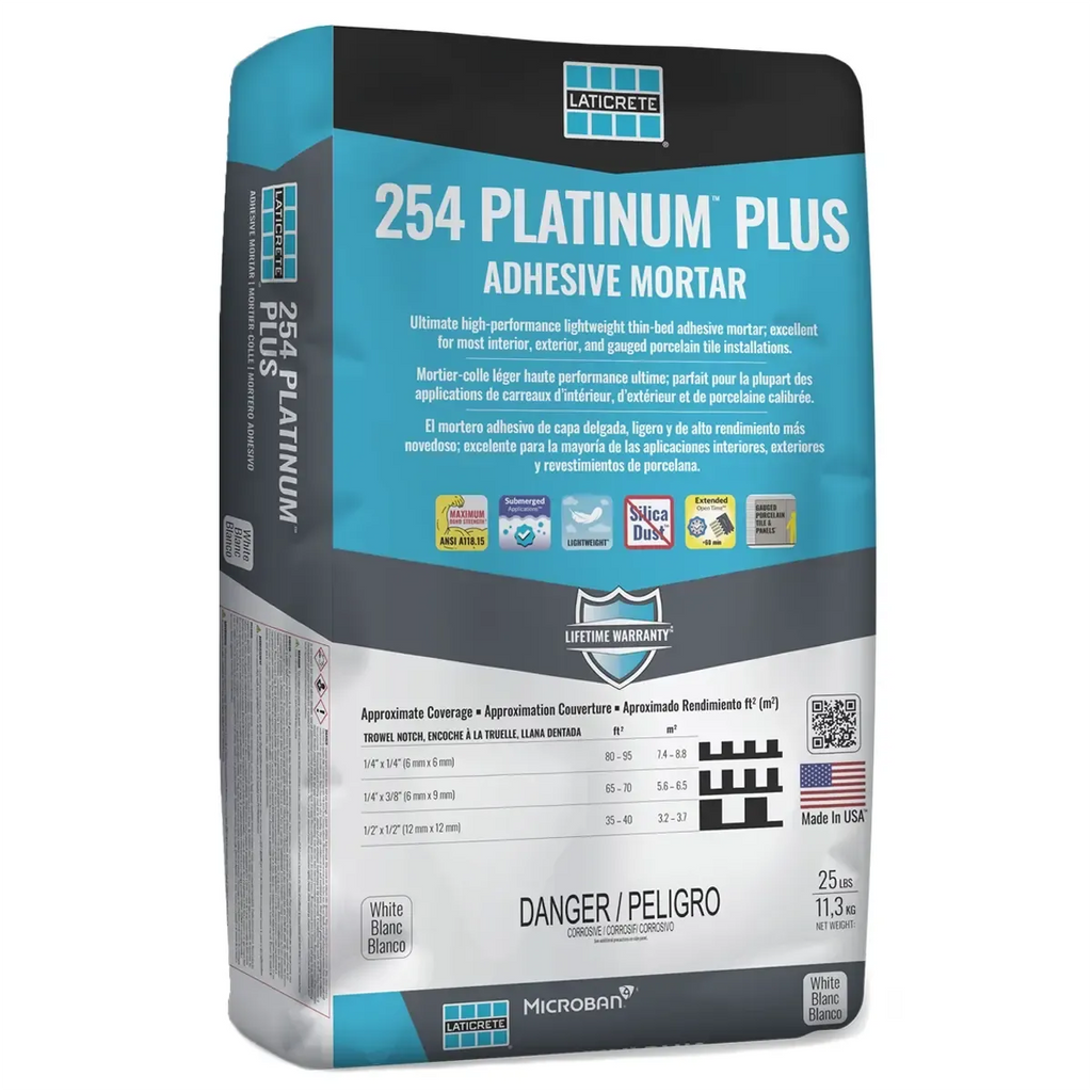 Laticrete 254 Platinum Plus - 25lb Bag | Tile Club