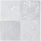 La Riviera Lavanda Blue Glazed Ceramic Square Tile 5x5