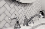Lexington Gray Marble Mosaic Tile Bathroom Brick Tile