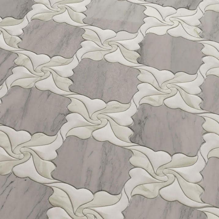 Lily Calacatta Gold & Carrara Mosaic Tile