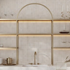 Lithia White Quartzite Look Porcelain Mosaic Tile | Tile Club