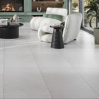 Lithia White Quartzite Look Porcelain Tile 24x48 | Tile Club