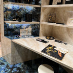 Luminosa Blue Large Format Porcelain Tile 24x48 | Tile Club