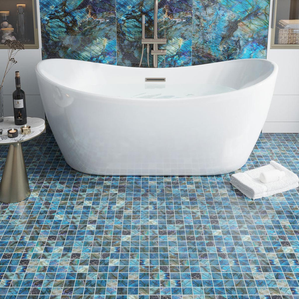 Luminosa Blue 2x2 Porcelain Mosaic Tile